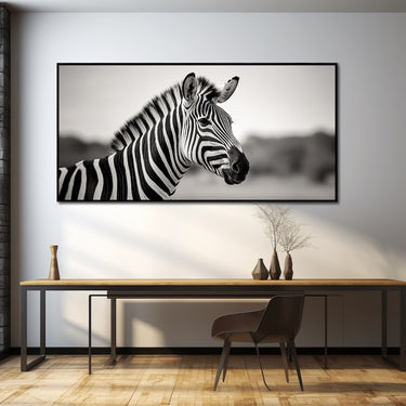 Large Zebra Canvas Print